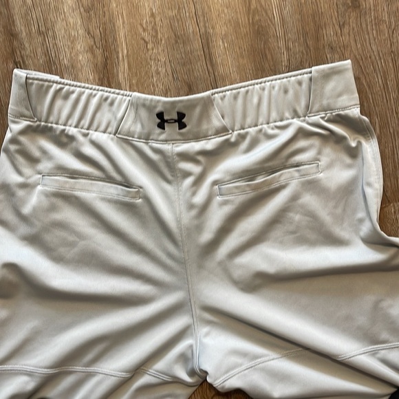 UNDER ARMOUR GREY BASEBALL PANTS (SIZE XL) - Picture 8 of 8